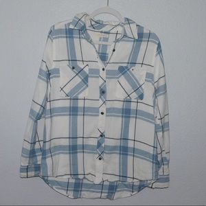 L.A. Hearts baby blue flannel